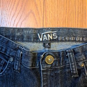 Vans Youth Size 14 Jeans